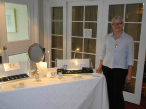 Jewellery Designer Teresa Biagi at the Oakville Artists Spring Show and Sale