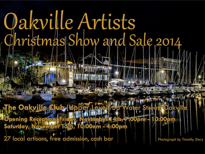 Oakville Artists Christmas Show and Sale 2014